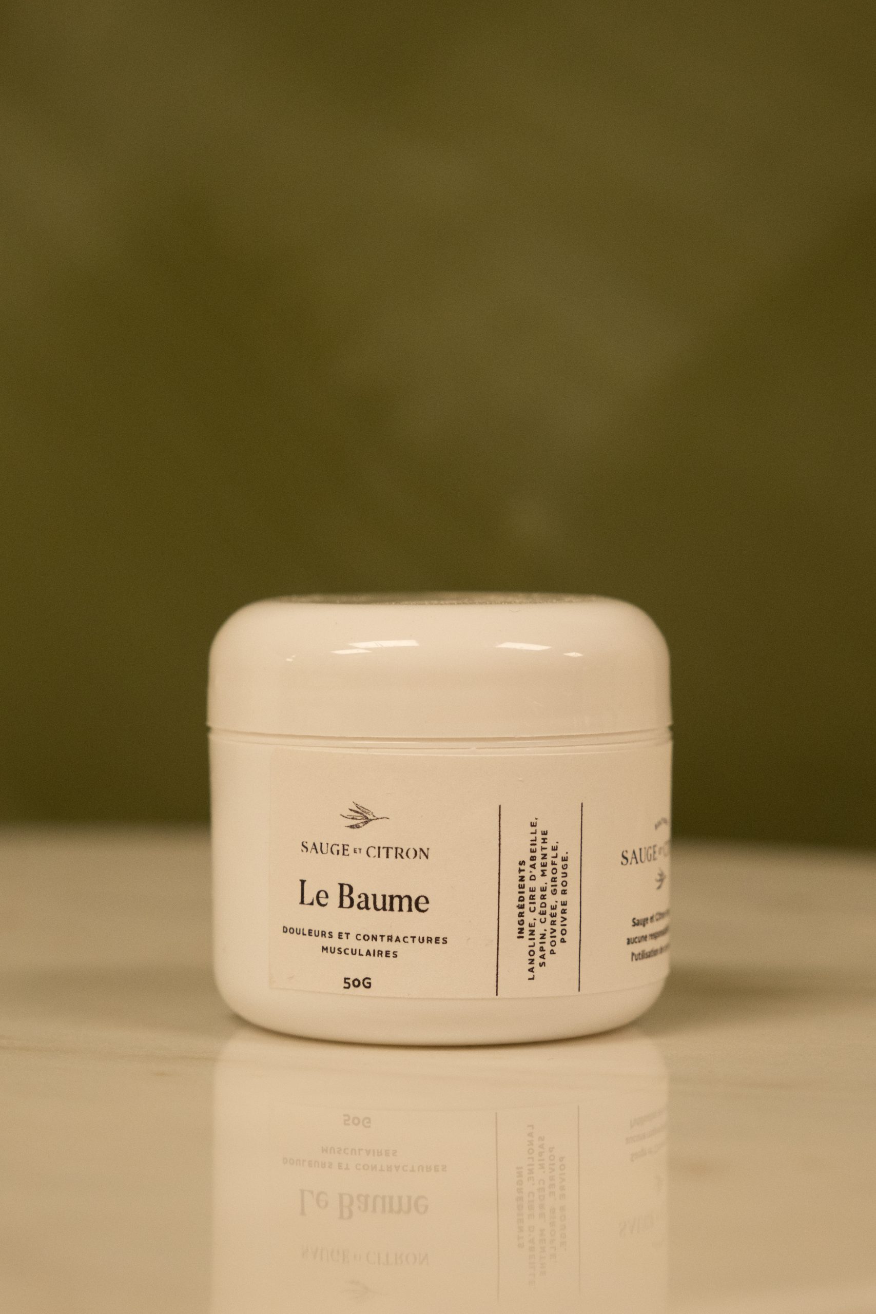 Le baume Sauge et Citron